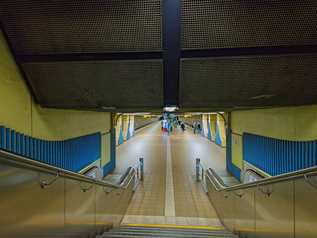 Fotoausflug zur U-Bahn Frankfurt